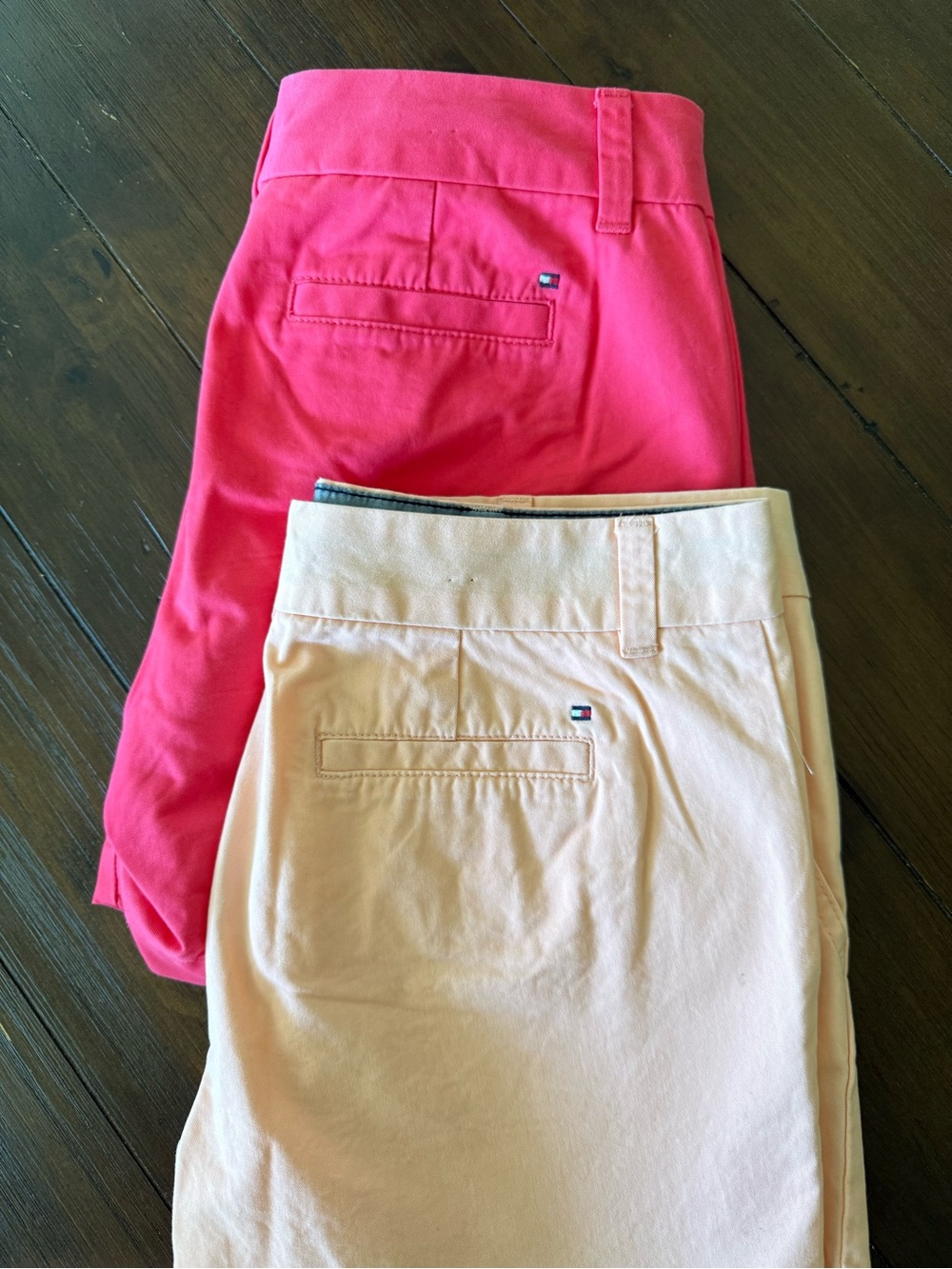 Tommy Hilfiger Pink and Peach Chino Shorts